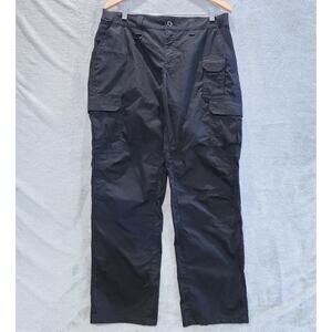 5.11 Tactical Womens Black Cargo Workwear Straight Leg Pants Size 12 Gorpcore